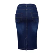 Pencil  Skirt Mid Wash - Image 2