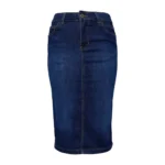 Pencil  Skirt Mid Wash
