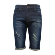 Black Frost Short Dark Wash Ripped