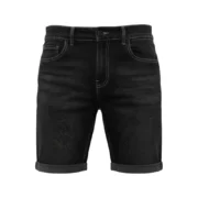 Charcoal Shorts with Whiskers