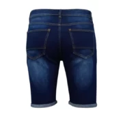 Dark Wash  Short With Whiskers - Image 2
