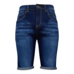 Dark Wash  Short With Whiskers